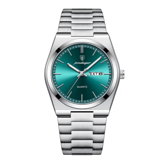 Relojes Poedagar POE-15 Hombre Acero Plateado