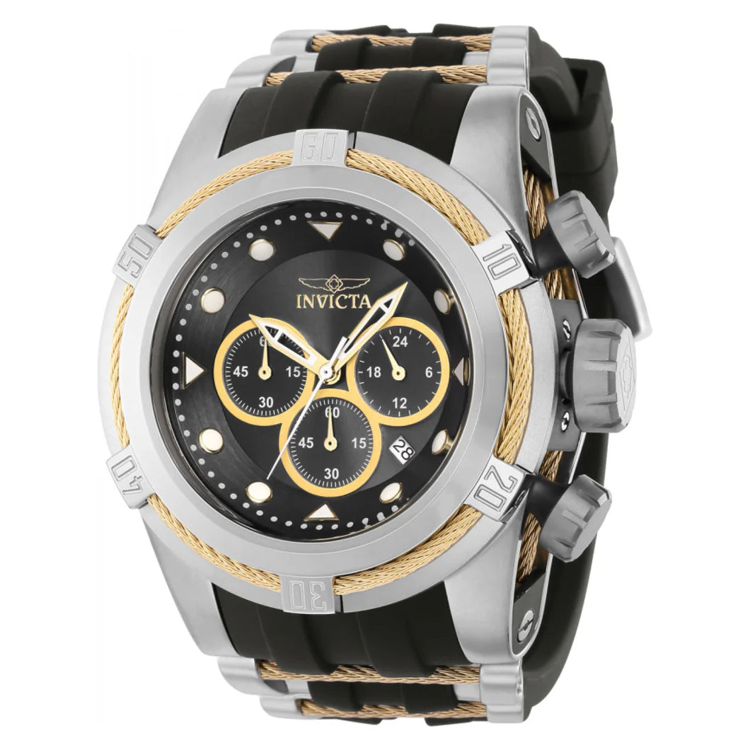 reloj deportivo para hombre invicta bolt 37192 - negro, oro, acero