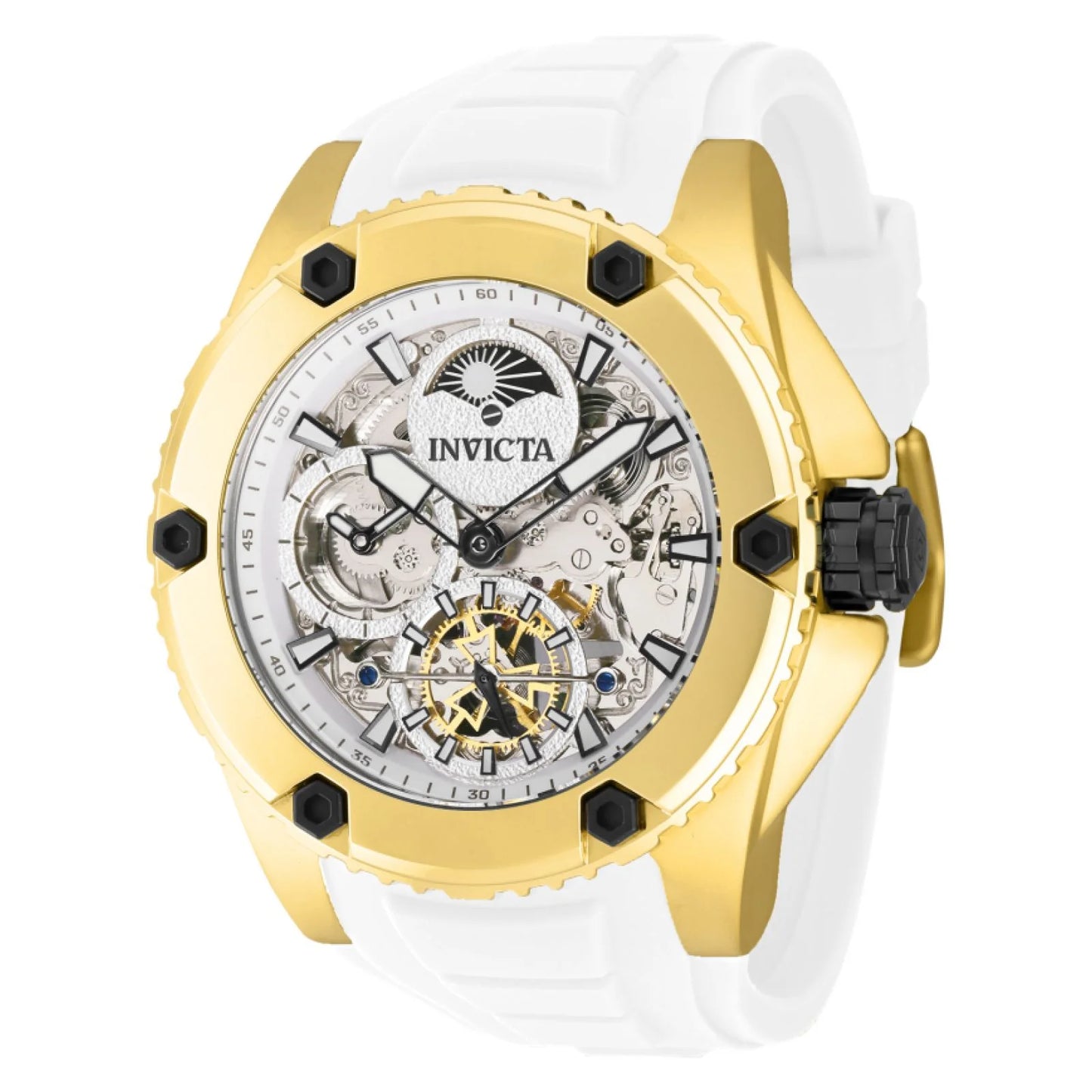 reloj deportivo para hombre invicta akula 42763 - blanco Automático
